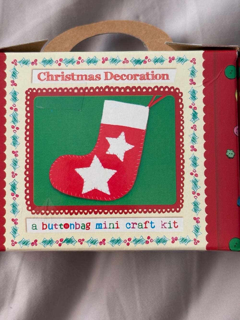 Buttonbag Christmas Stocking Mini Craft Kit